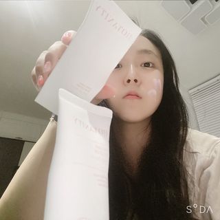 보타니티 촉촉수분자차 아쿠아핏 선 에센스 50ml + 보송톤업자차 징크 선 로션 50ml SPF50+ PA++++ (4/25) — 4점을 준 리뷰어가 2022년 4월 올린 사용 사진