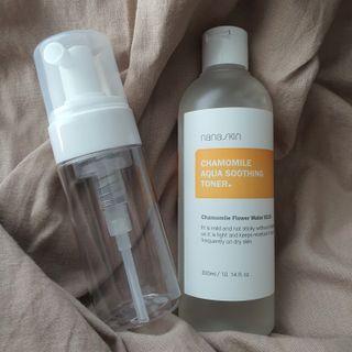 나나스킨 캐모마일아쿠아수딩토너 — 5점을 준 리뷰어가 2021년 5월 올린 사용 사진
