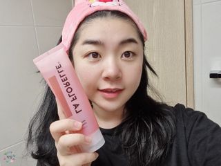 라플로렐 프로방스 로즈 폼클렌저 — 5점을 준 리뷰어가 2022년 2월 올린 사용 사진