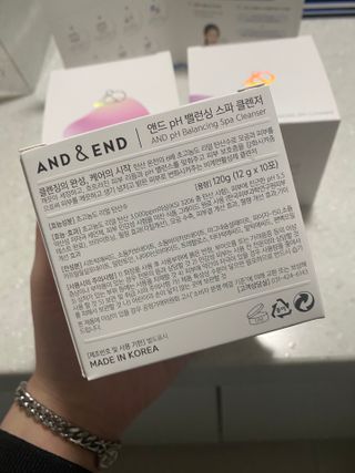 앤앤드 앤드앤엔드 pH 밸런싱 스파클렌저 — 5점을 준 리뷰어가 2021년 2월 올린 사용 사진