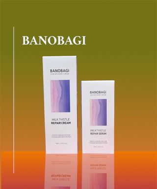 바노바기 코스메틱 바노바기 밀크 씨슬 리페어 세럼 30ml & 크림 50ml — 5점을 준 리뷰어가 2024년 6월 올린 사용 사진