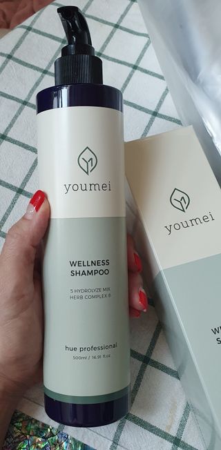 유메이 웰니스 샴푸 500ml — 5점을 준 리뷰어가 2022년 1월 올린 사용 사진