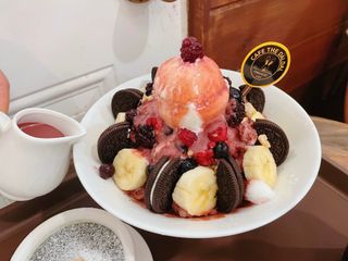 카페 더달달 [카페더달달 ] 빙수 택 1 + 음료 2잔 + 마카롱2개 — 4.5점을 준 리뷰어가 2021년 6월 올린 사용 사진