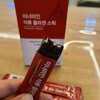 이너미인 석류 콜라겐 스틱 — 5점을 준 리뷰어가 2021년 1월 올린 사용 사진