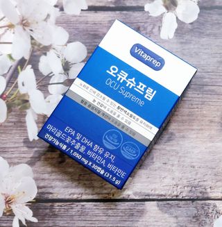 뉴트리션팩토리 비타프렙 오큐슈프림 루테인 오메가3 1050mg — 5점을 준 리뷰어가 2021년 6월 올린 사용 사진