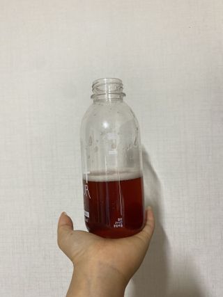 클린24시간 1BOX(5포) + 전용보틀(500ml) — 5점을 준 리뷰어가 2022년 7월 올린 사용 사진