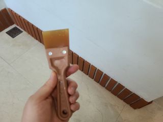 [신흥산업] 붙이는 벽돌 황토 파벽돌 230mm 45장,  욕실 인테리어 실내장식 셀프인테리어 — 5점을 준 리뷰어가 2023년 5월 올린 사용 사진