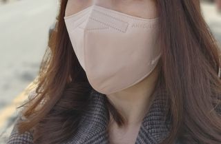 애니가드 셋업메베마스크 (대형 4컬러 + 중형 4컬러) — 5점을 준 리뷰어가 2022년 4월 올린 사용 사진