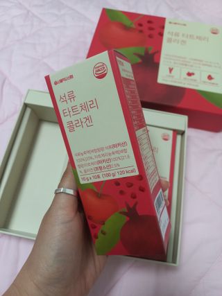 서울약사신협_석류 타트체리 콜라겐_10g x 30포 — 5점을 준 리뷰어가 2021년 7월 올린 사용 사진