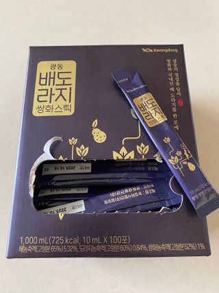 광동생활건강 나우 [광동] 배도라지 쌍화스틱 10mL x 100포 — 5점을 준 리뷰어가 2023년 11월 올린 사용 사진