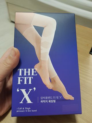 땡스마이레그 더핏X 압박밴드 허벅지확장형 — 5점을 준 리뷰어가 2022년 7월 올린 사용 사진