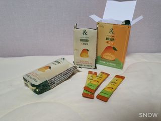비타앤C 레몬맛, 망고맛 — 5점을 준 리뷰어가 2021년 4월 올린 사용 사진