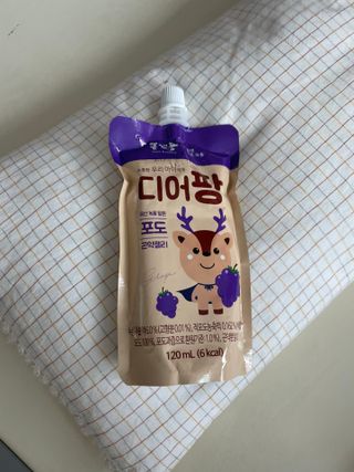 [몸엔용] 우리 아이 건강간식, 달콤한 녹용곤약젤리 디어팡 4종 — 5점을 준 리뷰어가 2021년 8월 올린 사용 사진
