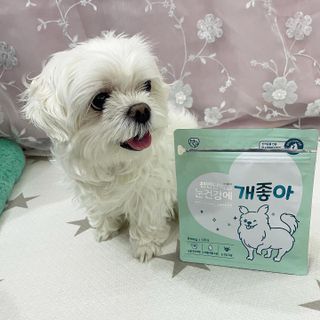 My Pet Care 천연단백질 눈건강에 개좋아 — 5점을 준 리뷰어가 2021년 3월 올린 사용 사진
