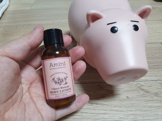 아미니 플라워 테라피 바디로션 5종키트 — 5점을 준 리뷰어가 2021년 2월 올린 사용 사진
