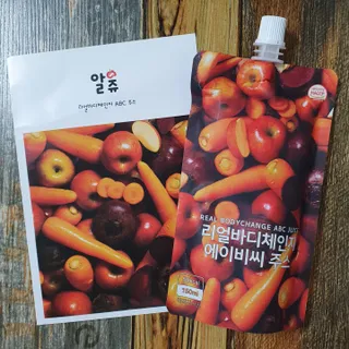 알쥬 리얼바디체인지 ABC주스 — 5점을 준 리뷰어가 2022년 8월 올린 사용 사진
