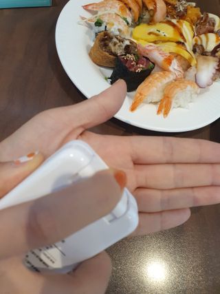 [의약외품] 메디펜스 클린 핸드 미스트 2종 — 5점을 준 리뷰어가 2021년 6월 올린 사용 사진