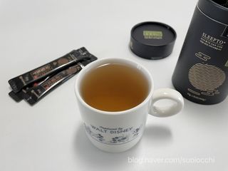 프리마인 자체 기업부설 연구소에서 찾아낸 건강한 수면의 비밀.  슬립토 플러스 30포 — 5점을 준 리뷰어가 2022년 4월 올린 사용 사진