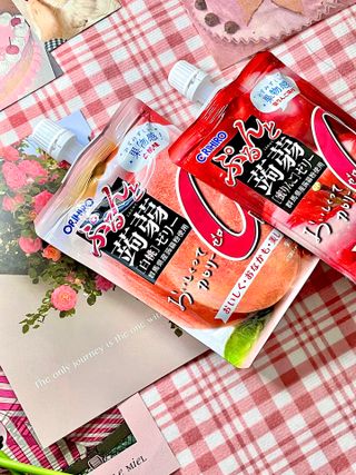 ORIHIRO 오리히로 곤약젤리 제로칼로리 130g 4종 4팩(맛별로 1팩씩) — 5점을 준 리뷰어가 2023년 3월 올린 사용 사진
