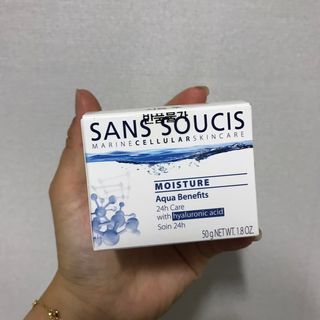 산수시 아쿠아 베네핏 24h 수부지 물광 속건조 수분크림 50ml — 5점을 준 리뷰어가 2021년 7월 올린 사용 사진