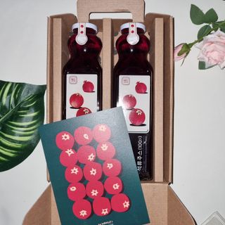 [바이윙클] 페르시아 유기농 석류 착즙주스 750ml 2병 + 선물박스 세트 — 4점을 준 리뷰어가 2022년 3월 올린 사용 사진