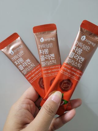 자연에온 가득담은 자몽 콜라겐 젤리스틱 2BOX — 4.5점을 준 리뷰어가 2021년 1월 올린 사용 사진