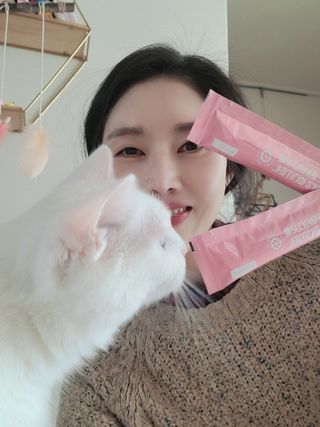 주식회사 얼굴반쪽 [얼굴반쪽 가르시니아 2,800mg] x 14포 1주 젤리 다이어트 보조제 체지방감소 — 5점을 준 리뷰어가 2021년 11월 올린 사용 사진