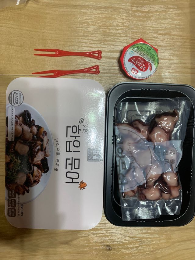 한입 문어 80g x  3팩 리뷰 사진