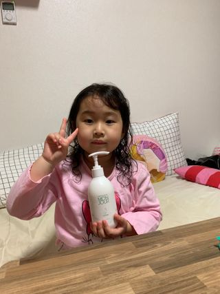 토박스코리아 몽쥬르 유아 로션 300ml — 5점을 준 리뷰어가 2021년 4월 올린 사용 사진