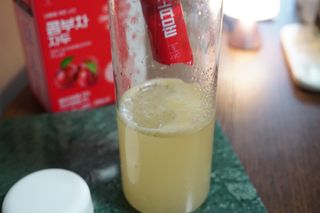 참앤들황토농원 7가지 맛! 탄산 톡톡! 스파클링! 데이앤 콤부차 7종 10포 1박스씩 ★총 7박스★ — 5점을 준 리뷰어가 2023년 2월 올린 사용 사진