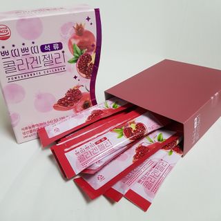 헬스업_쁘띠쁘띠석류콜라겐젤리_20g x 14포 — 4점을 준 리뷰어가 2020년 12월 올린 사용 사진
