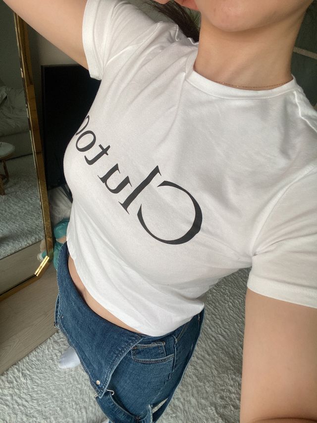 Clutoo Crop T-shirts 리뷰 사진