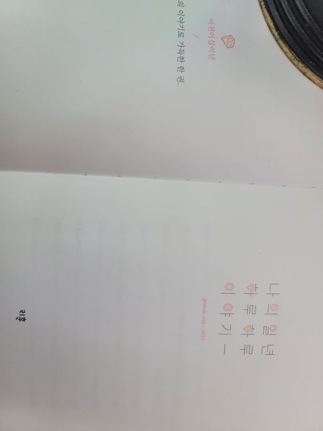 리훈 2022년 이야기 다이어리 그란데 1년형 리뷰 사진