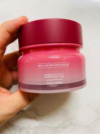 SOONWITH 바이오 수퍼 아쿠아 하이드로 젤 크림 — 3.5점을 준 리뷰어가 2021년 5월 올린 사용 사진