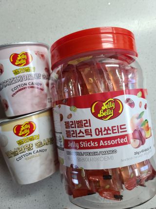 젤리벨리 젤리스틱 어쏘티드 900g — 5점을 준 리뷰어가 2022년 8월 올린 사용 사진