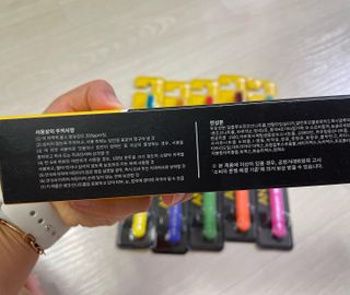 [지오클린] 안나지오 구취케어  기능성 치약 칫솔 세트 (칫솔 5 개+치약 100g 1 개 ) — 5점을 준 리뷰어가 2022년 7월 올린 사용 사진