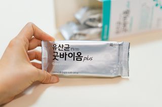 프리마인 유산균 국가지정연구소 선정, 살아있는 생유산균 200억 마리의 힘. 유산균n굿바이옴플러스 — 5점을 준 리뷰어가 2022년 4월 올린 사용 사진