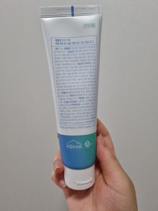 [심폐소생소] 무불소 임산부 천연 치약 — 5점을 준 리뷰어가 2021년 8월 올린 사용 사진