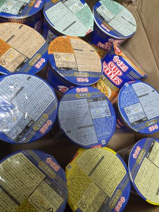 NISSIN 닛신 컵누들  4종 - 씨푸드오리지날, 씨푸드 스파이시, 씨푸드 커리, 씨푸드 XO소스 — 5점을 준 리뷰어가 2023년 1월 올린 사용 사진