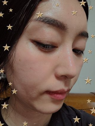 아이앤립 / EYENLIP 아이앤립 24K 골드 N 펩타이드 앰플 크림 — 5점을 준 리뷰어가 2021년 3월 올린 사용 사진