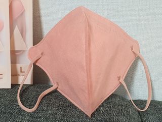애니가드 셋업마스크 4컬러 각 10매입 [크리미베이지, 캐시미어로즈, 초콜렛브라운, 미드나잇네이비] — 5점을 준 리뷰어가 2022년 2월 올린 사용 사진