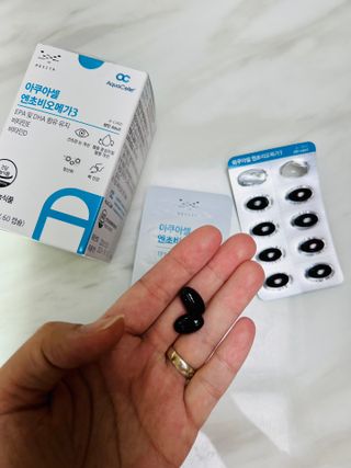 메디포스트 모비타 아쿠아셀 엔초비오메가3 60캡슐 — 5점을 준 리뷰어가 2022년 12월 올린 사용 사진