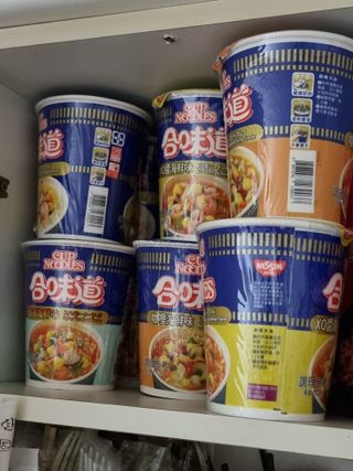 NISSIN 닛신 컵누들  4종 - 씨푸드오리지날, 씨푸드 스파이시, 씨푸드 커리, 씨푸드 XO소스 — 4점을 준 리뷰어가 2022년 12월 올린 사용 사진