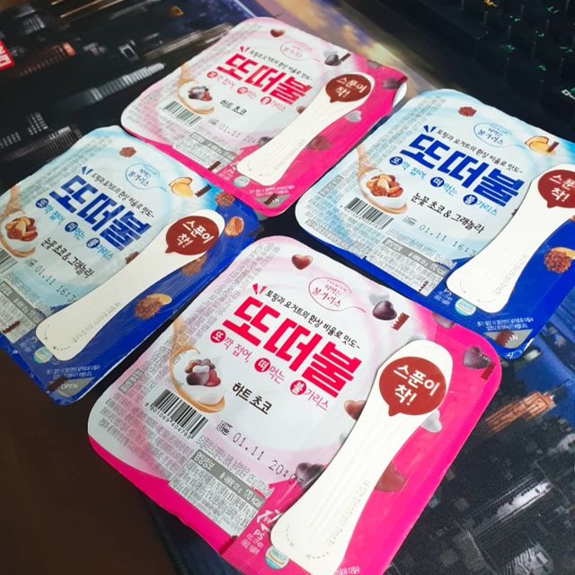 또깍 접어 떠먹는 불가리스 2종 리뷰 사진
