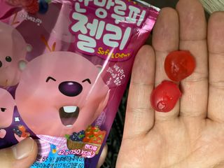 [팔도] 잔망루피젤리 믹스베리맛 42g 8개 — 5점을 준 리뷰어가 2022년 1월 올린 사용 사진