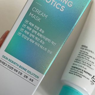 리더스코스메틱 리더스 카밍 바이오틱스 크림 마스크 — 5점을 준 리뷰어가 2021년 3월 올린 사용 사진