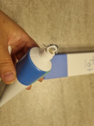 [심폐소생소] 무불소 임산부 천연 치약 — 5점을 준 리뷰어가 2021년 10월 올린 사용 사진
