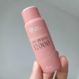 랩앤뷰티 메가 벨벳 콜라겐 12000 — 5점을 준 리뷰어가 2021년 6월 올린 사용 사진