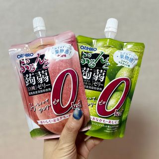 ORIHIRO 오리히로 곤약젤리 제로칼로리 130g 4종 4팩(맛별로 1팩씩) — 5점을 준 리뷰어가 2023년 3월 올린 사용 사진