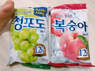 청포도캔디 복숭아캔디 — 5점을 준 리뷰어가 2022년 11월 올린 사용 사진
